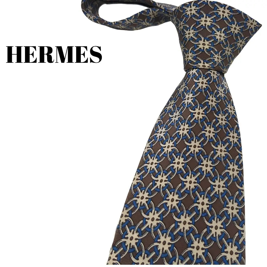 Hermes Tie HERMES High-quality Silk All-over pattern