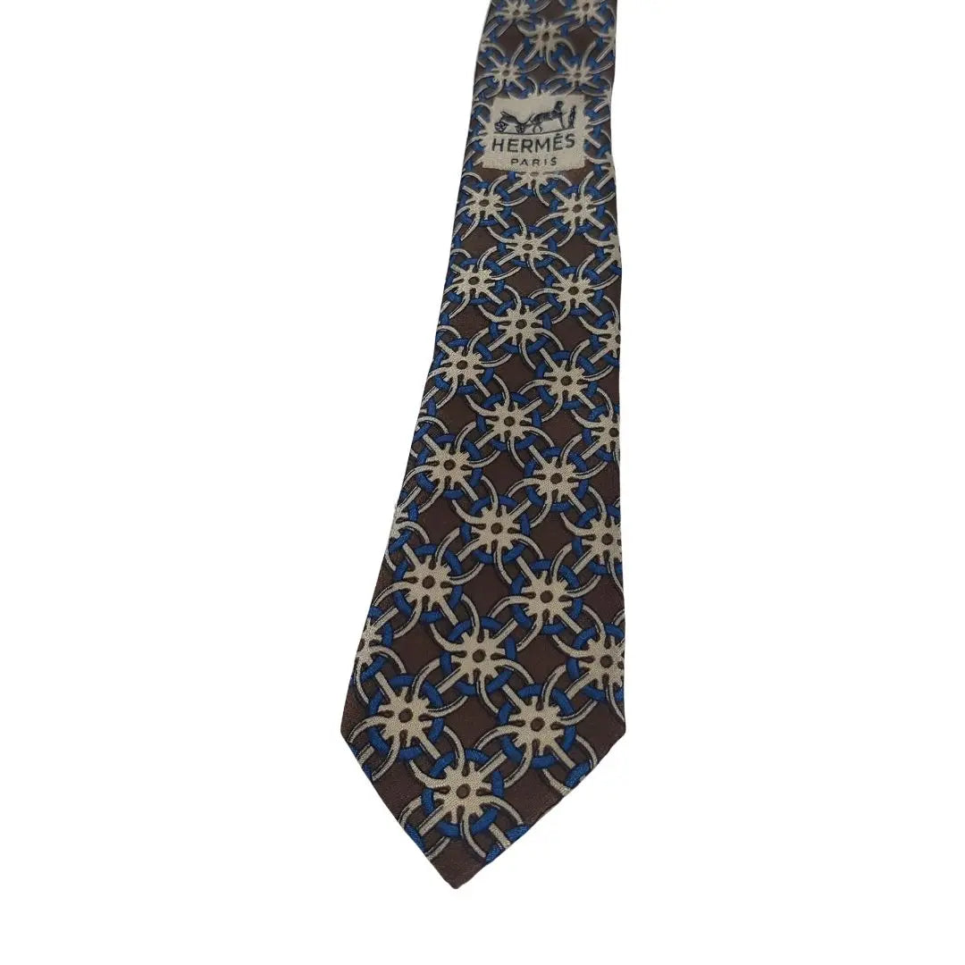 Hermes Tie HERMES High-quality Silk All-over pattern