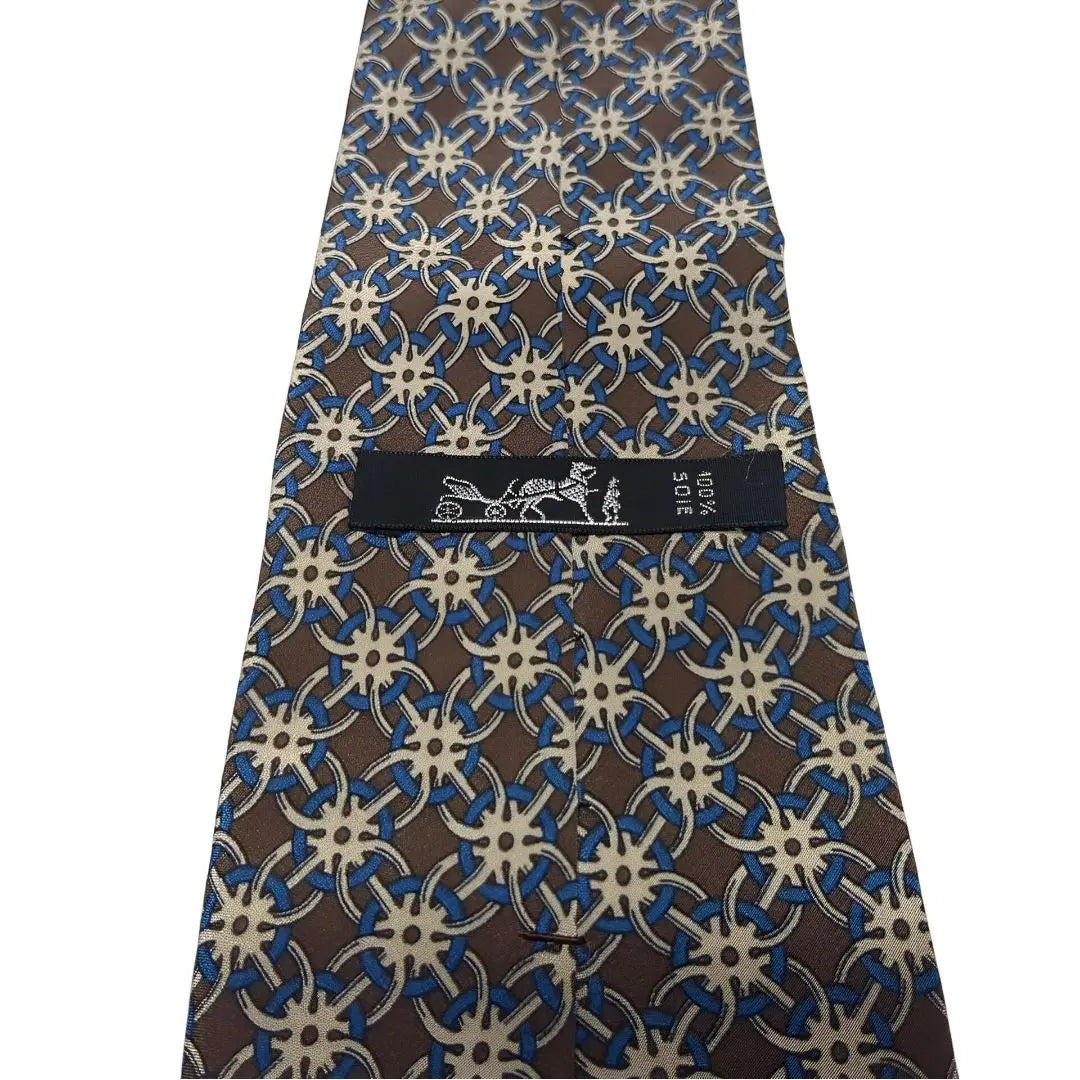 Hermes Tie HERMES High-quality Silk All-over pattern