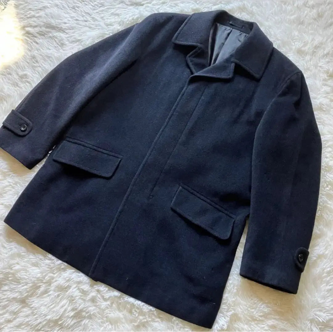 R. &. SERGIO Wool Coat Long Length Formal Angola 70 Italy | R.&.SERGIO　ウールコート　ロング丈　フォーマル　アンゴラ70 イタリア