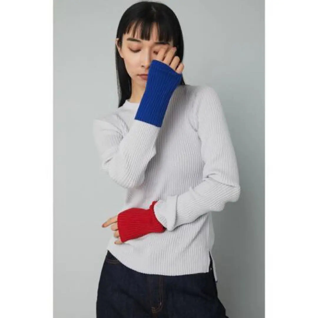 【HeRIN.CYE】Color block pullover