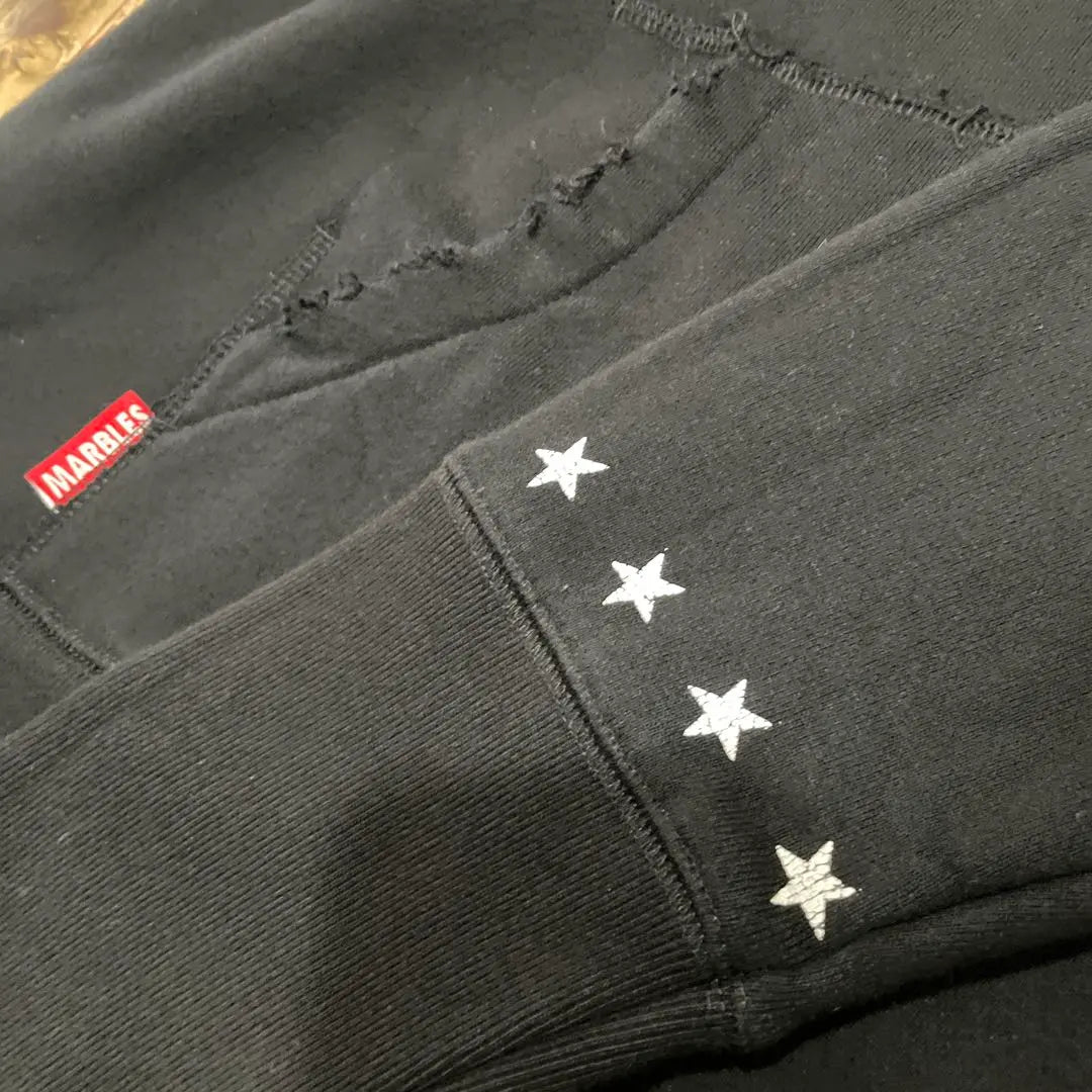 [Rare!] 】 MARBLES & CO Vintage Hoodie Black XL