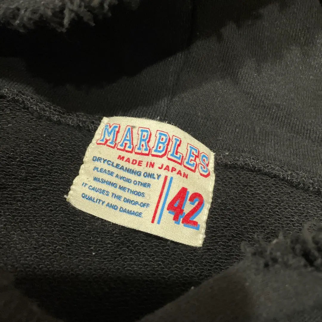 [Rare!] 】 MARBLES & CO Vintage Hoodie Black XL