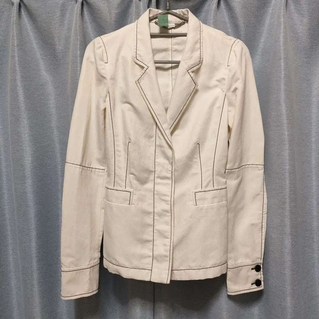 Stella McCartney Tailored Jacket Size 36 White | ステラマッカートニー　テーラードジャケット　36サイズ　ホワイト