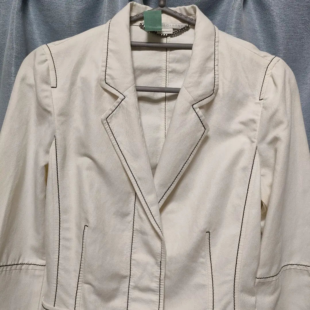 Stella McCartney Tailored Jacket Size 36 White | ステラマッカートニー　テーラードジャケット　36サイズ　ホワイト