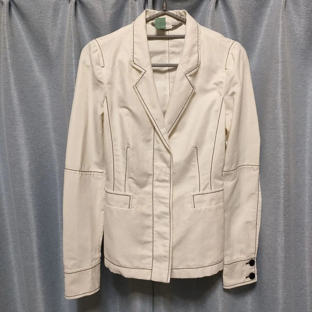 Mujer Stella McCartney Chaqueta Entallada Talla 36 Blanco | ステラマッカートニー テーラードジャケット 36サイズ ホワイト