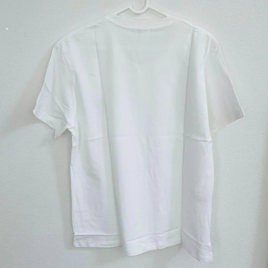 Men's T-shirt Short Sleeve Top (White/2XL Size) Print