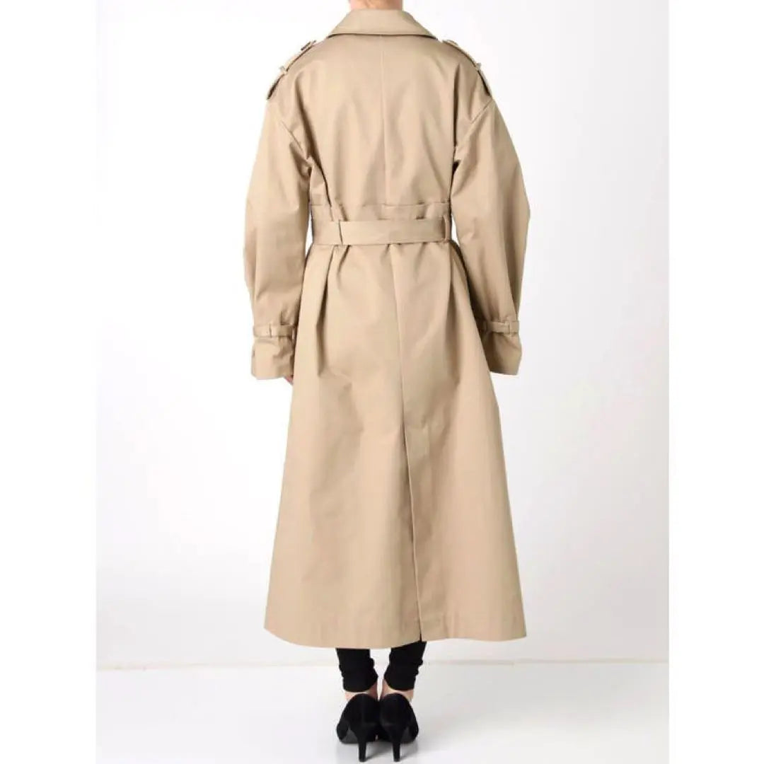 MURUA Arranged Trench Coat Long Coat Beige Long Sleeve