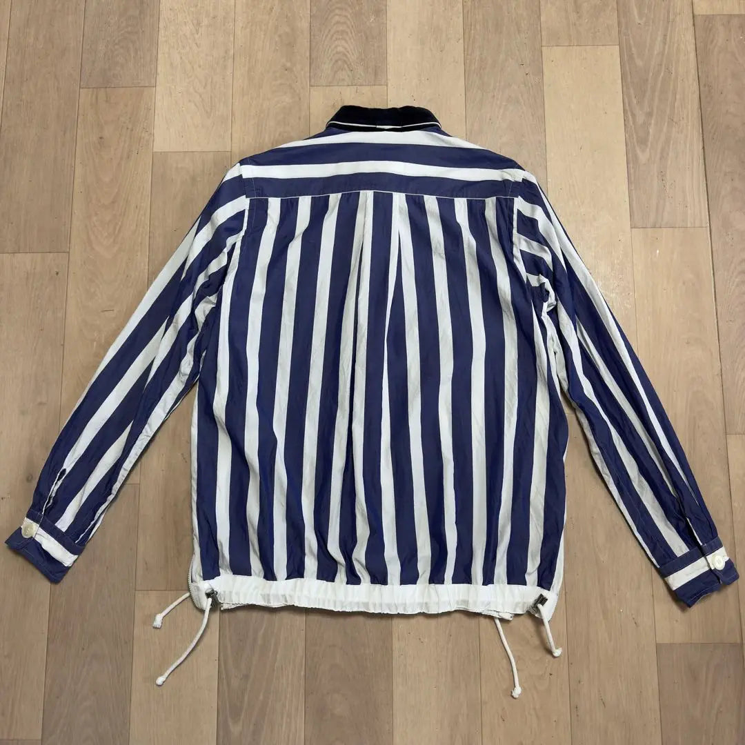 clot x sacai 18 strike drawcord zip shirt