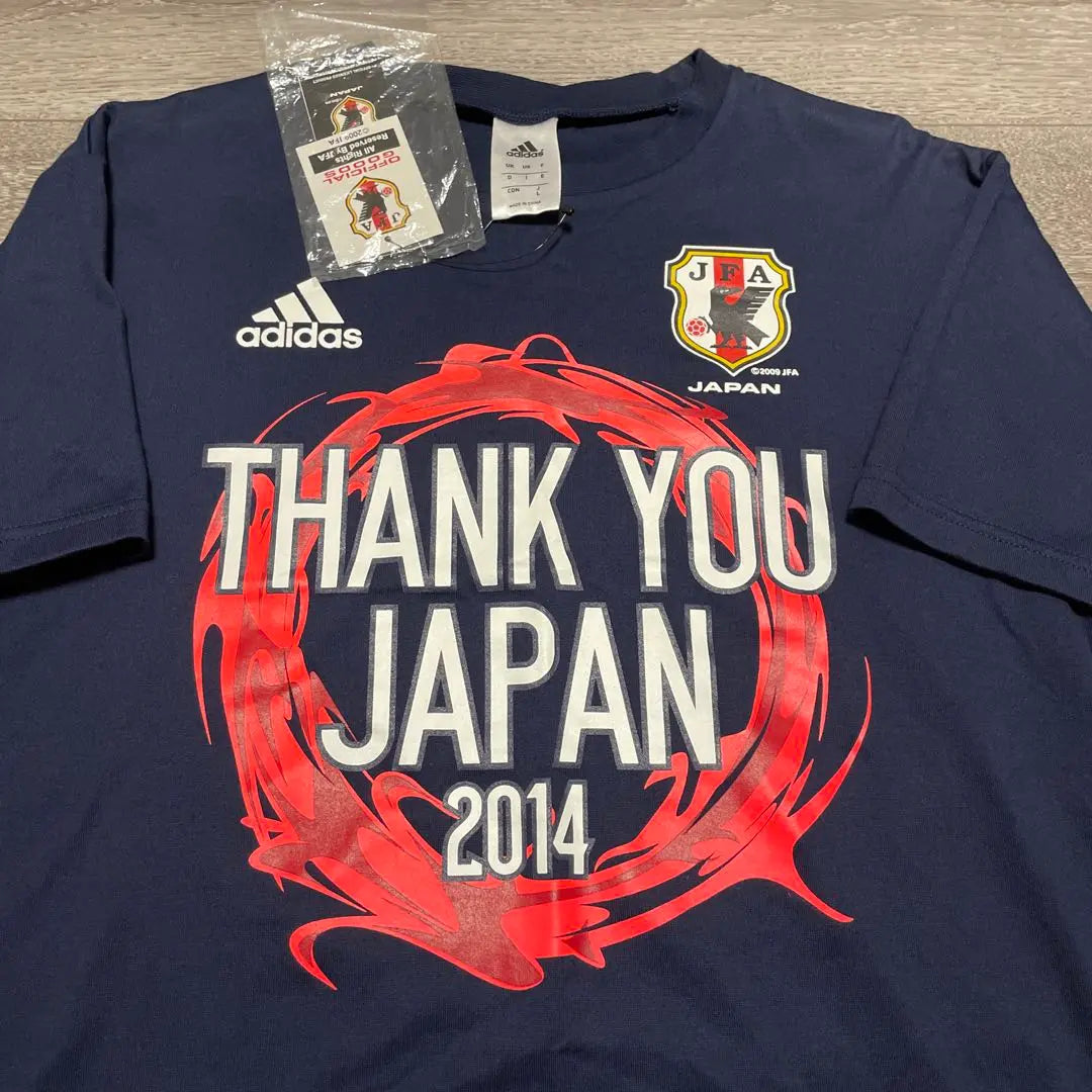 Deadstock Adidas JFA Japan National Football Team 2014 Commemorative T-shirt