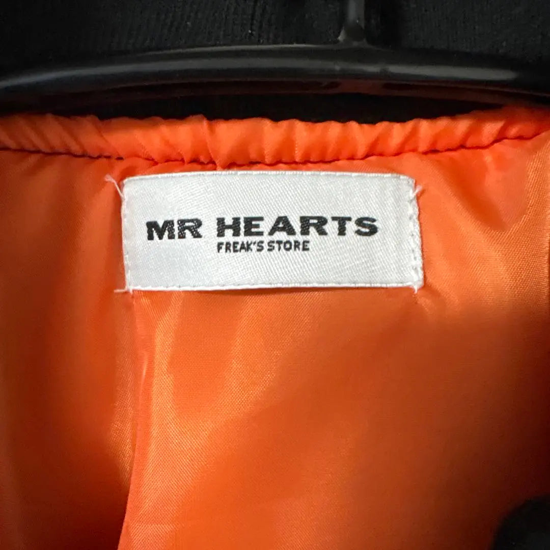 Limited to expand MR Hearts Short Length MA-1 黒 | 限定展開 MR HEARTS SHORT LENGTH MA-1 黒