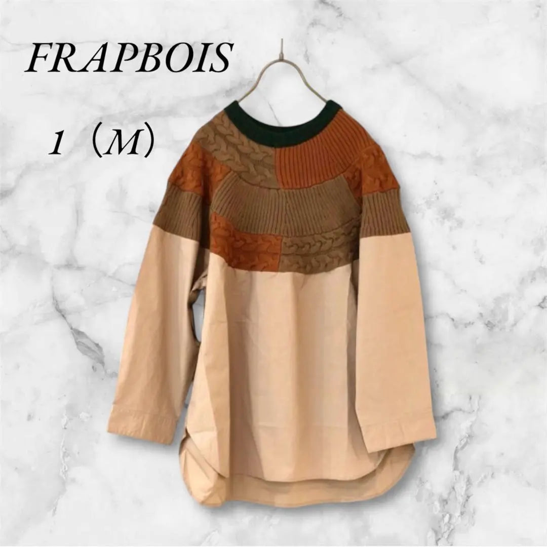 [New] FRAPBOIS Flavor Travel Scene Pullover Different Material Spring Clothes