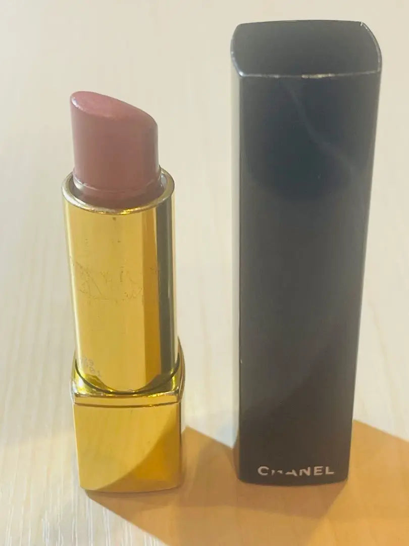 ⭐️Buen estado⭐️Lápiz labial Chanel ROUGE29 Beige Cosmético Belleza Maquillaje Labios Rosa