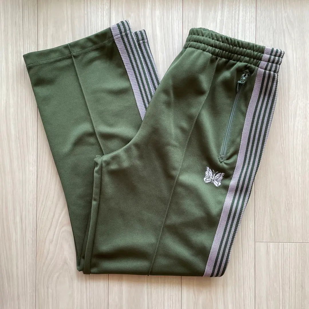 Pantalones deportivos Needles rectos verdes