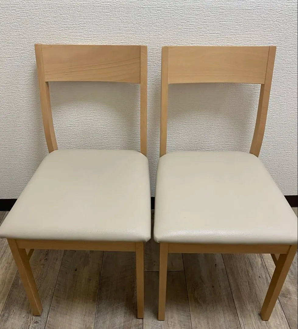 [Solo para recoger] Juego de mesa de comedor Nitori en madera natural en perfecto estado