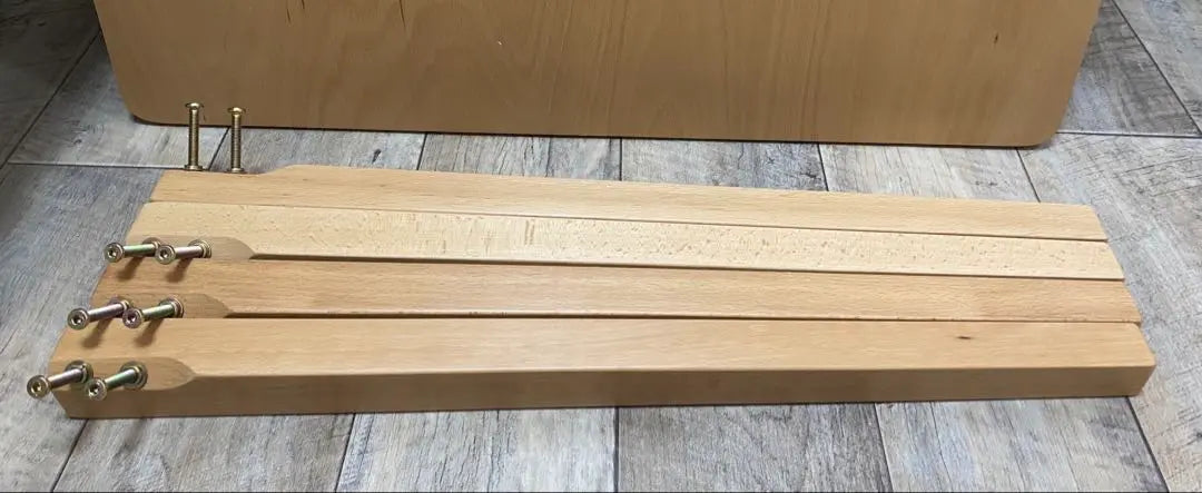 [Solo para recoger] Juego de mesa de comedor Nitori en madera natural en perfecto estado