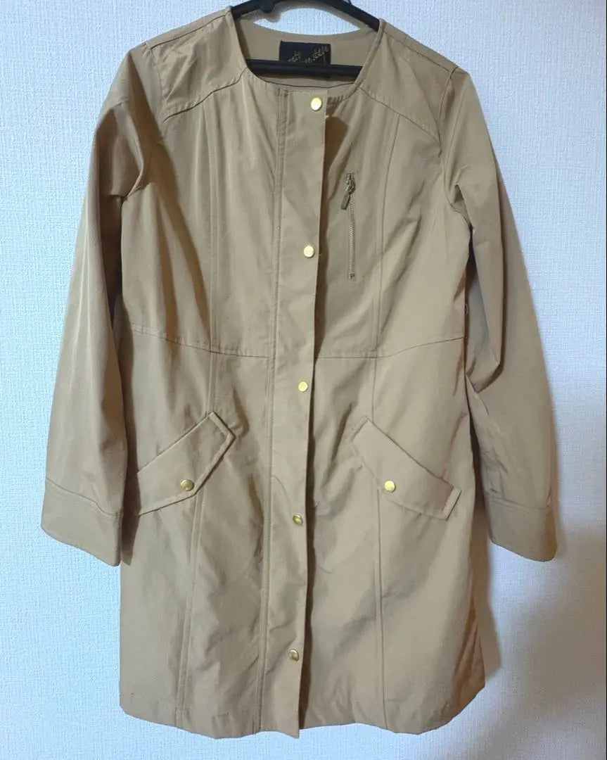 Beige Trench Coat M Size