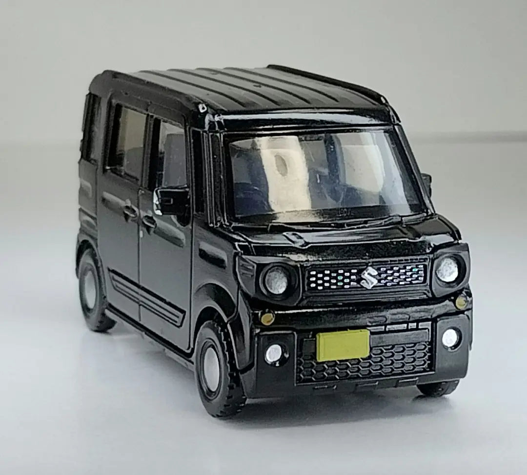 Gacha Toys Cabin 1/64 "Suzuki Spacia Gear" Black Opened Item