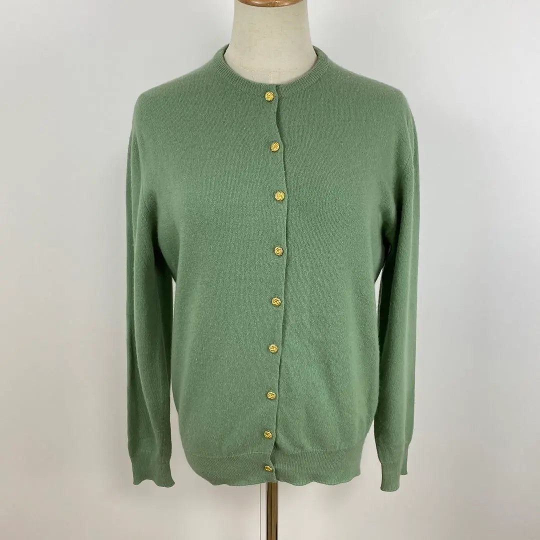 Vintage GREEN FILD Cardigan Tops Ensemble