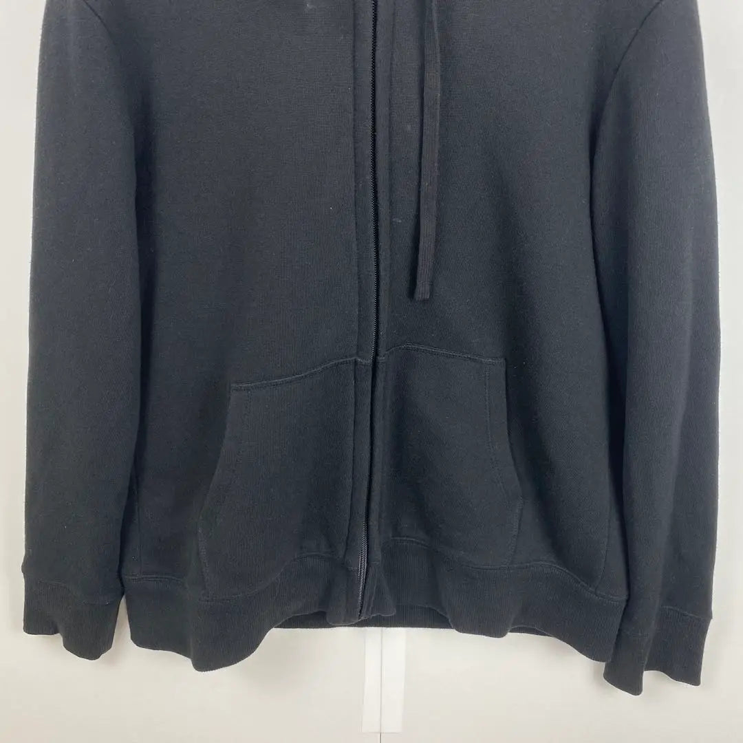 UNIQLO Boas Sweat Full Zip Hoodie Cold Protection Versatile Black