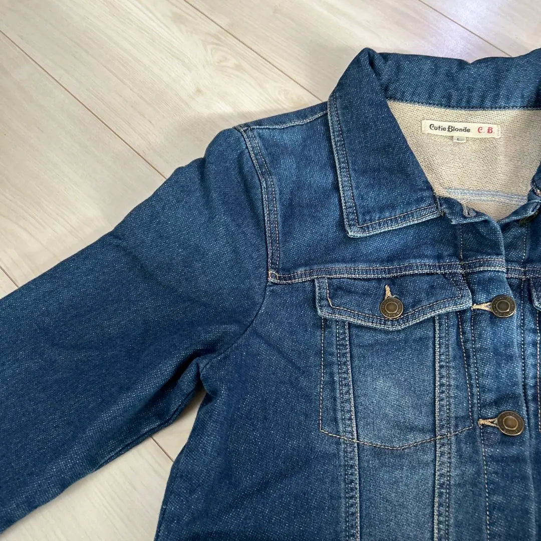 Cutie Blonde Cutieblonde Denim Jacket L