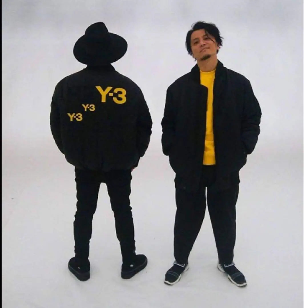 KREVA wearing the same model Y-3 adidas bomber jacket