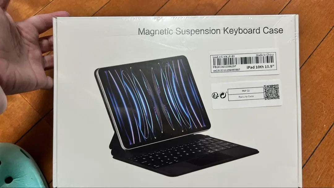 Magnetic Suspension Keyboard Case iPad teenager Black