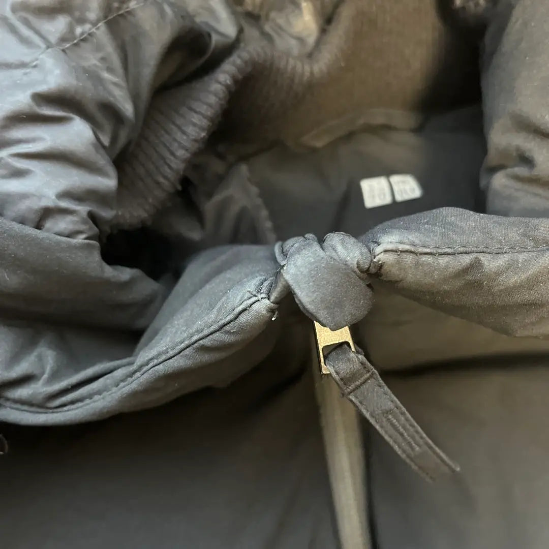 Chaqueta de plumas negra sin costuras l food