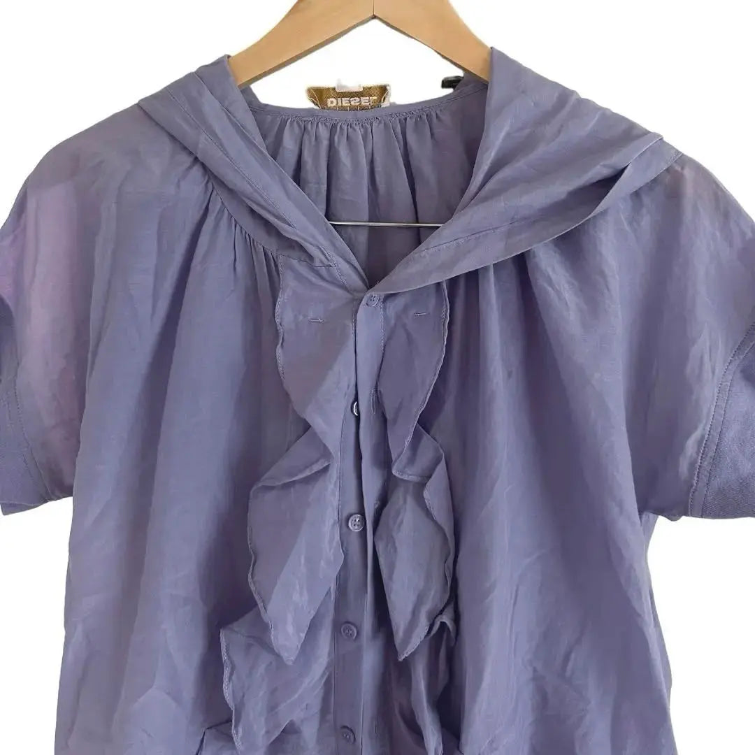 Super beautiful condition! diesel short sleeve blouse purple