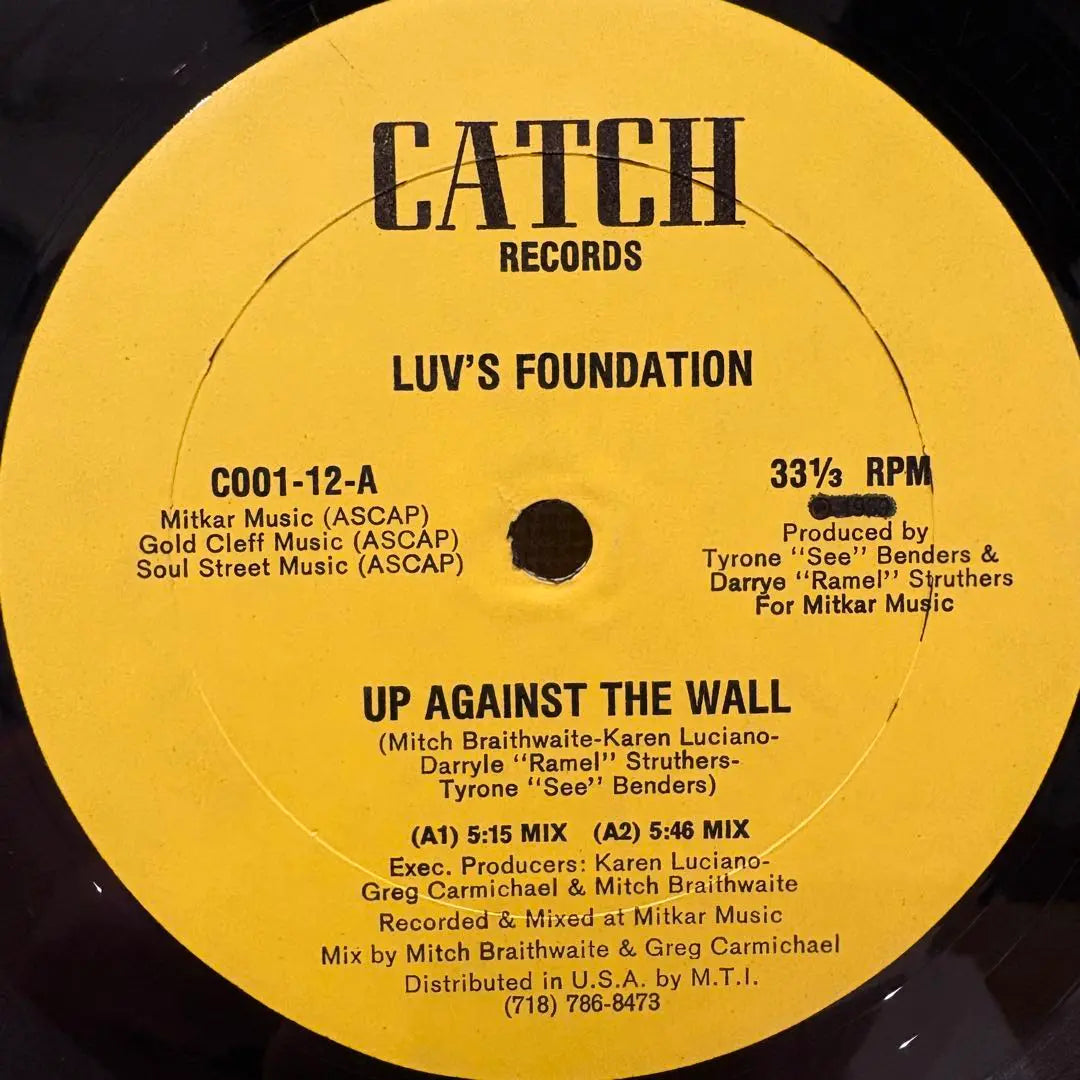 LUV'S FOUNDATION / UP AGAINST THE WALL