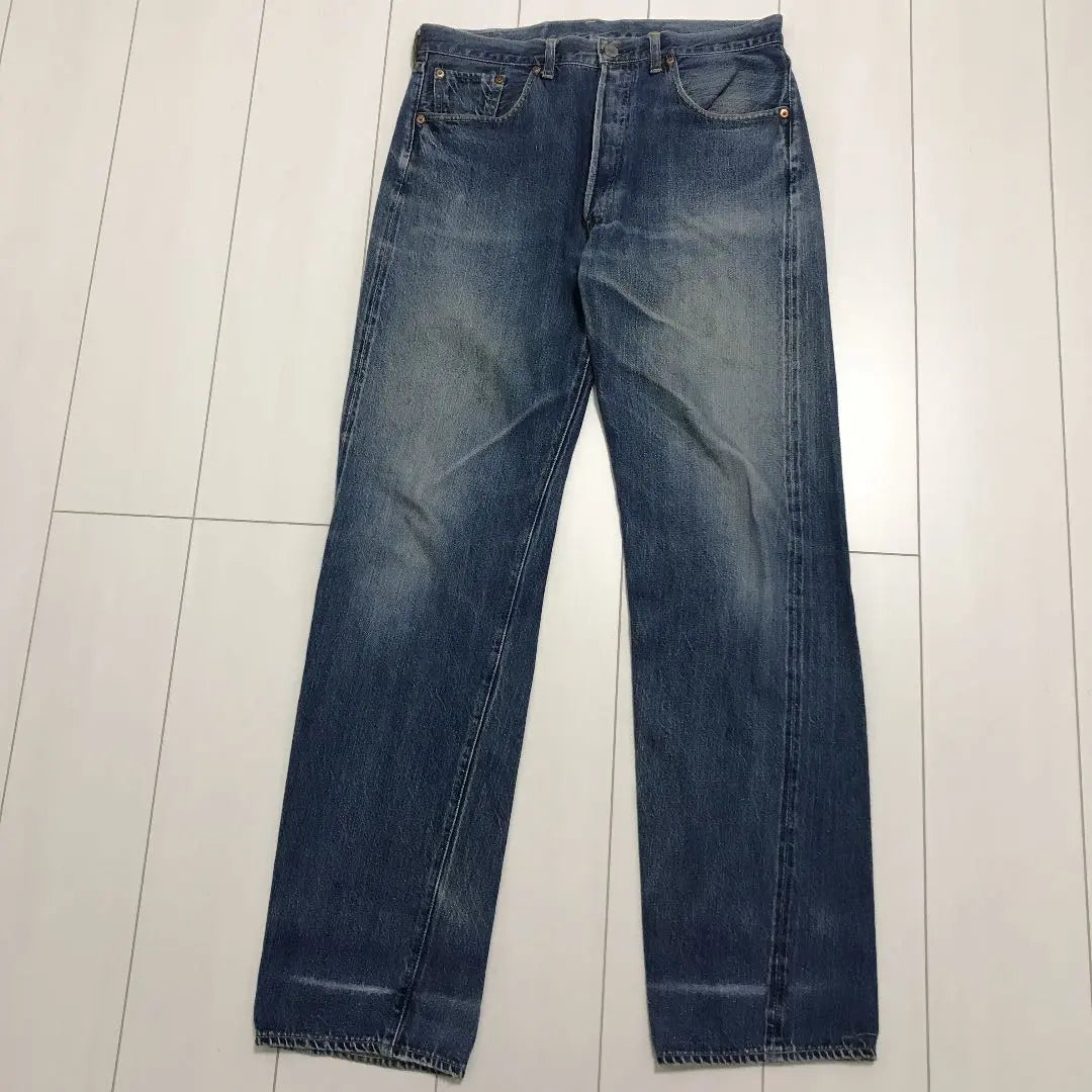 90's vintage clothes! Made in Japan December 1999 LEVI'S501XX Denim