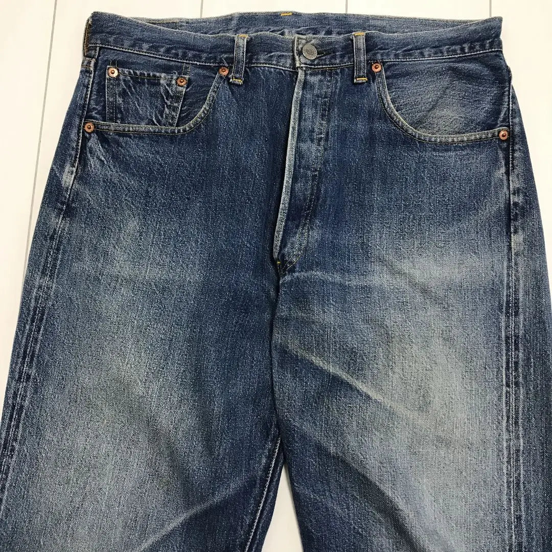 90's vintage clothes! Made in Japan December 1999 LEVI'S501XX Denim