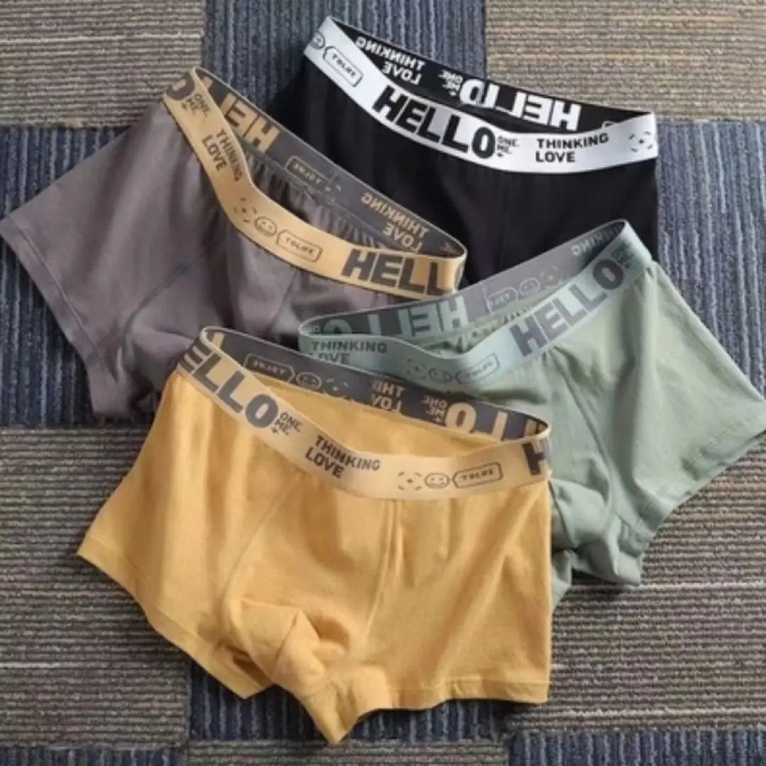 [2XL size → Last 1 item❗️] Boxer shorts/Men's/Low rise/Set of 4