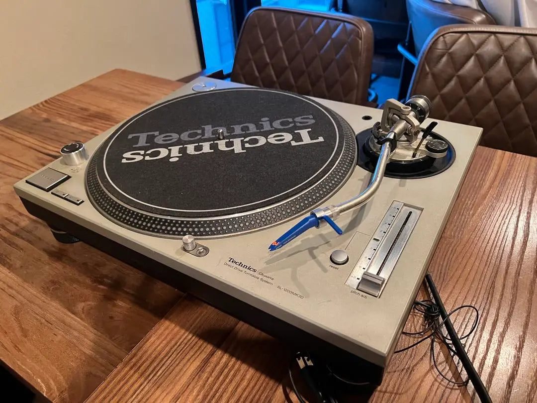 Plato giratorio Technics SL-1200 MK3D plateado