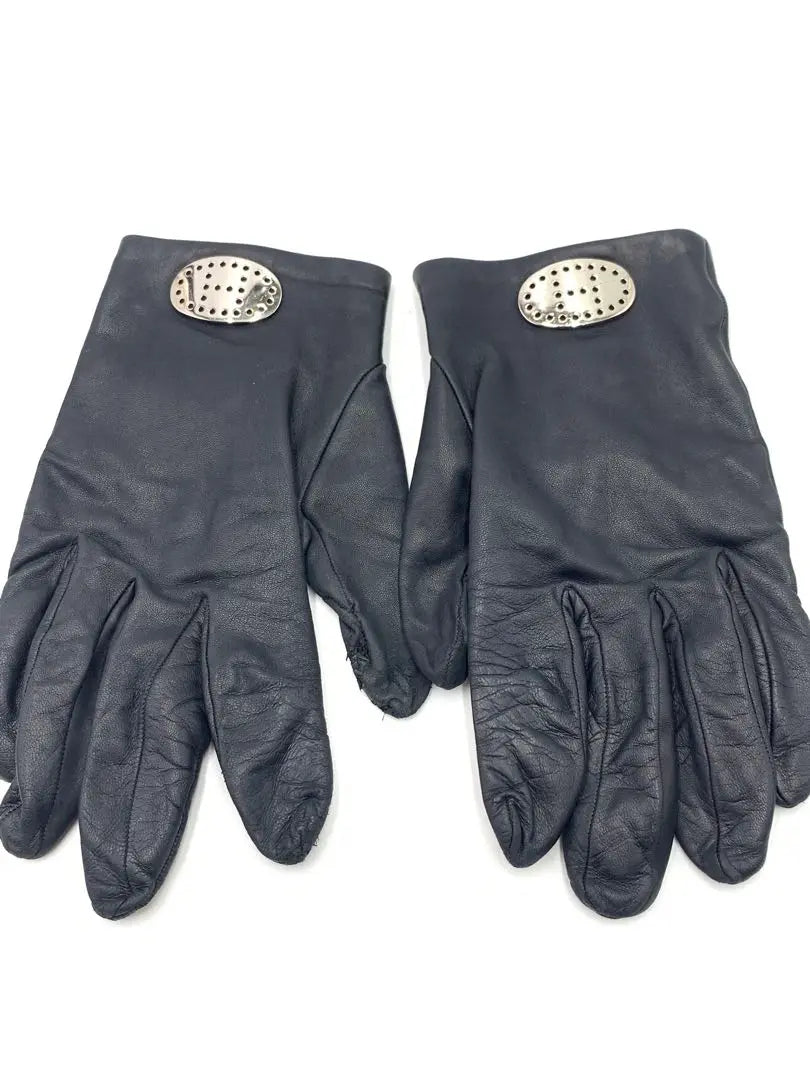 Hermes Brand Black Glove Gloves Ladies Ladies Fashionable | エルメス　ブランド　ブラック　手袋　グローブ　小物　レザー　レディース　お洒落