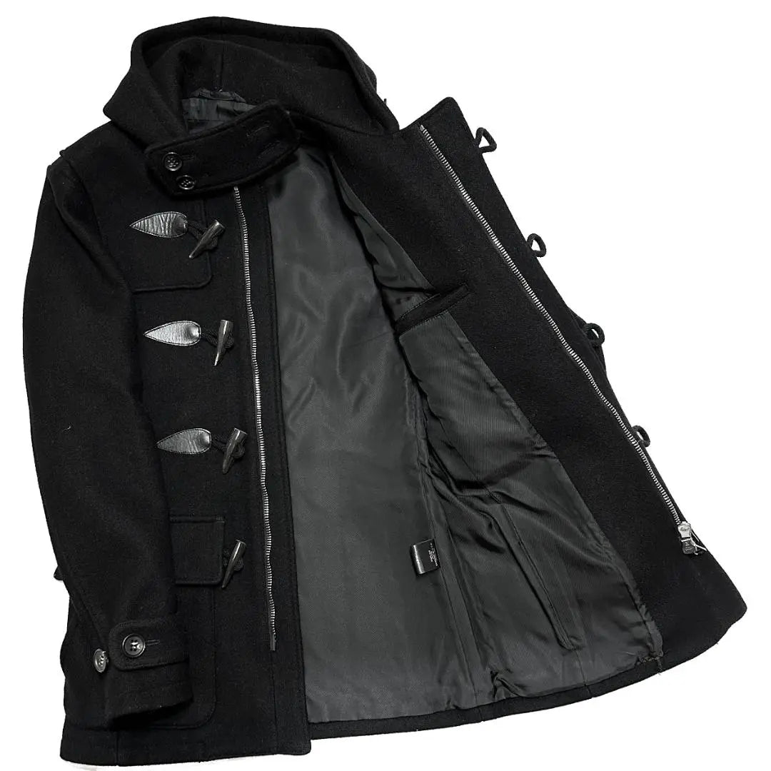 Regular price: 137,000 AKM DOUBLE MELTON DUFFLE Coat M Black