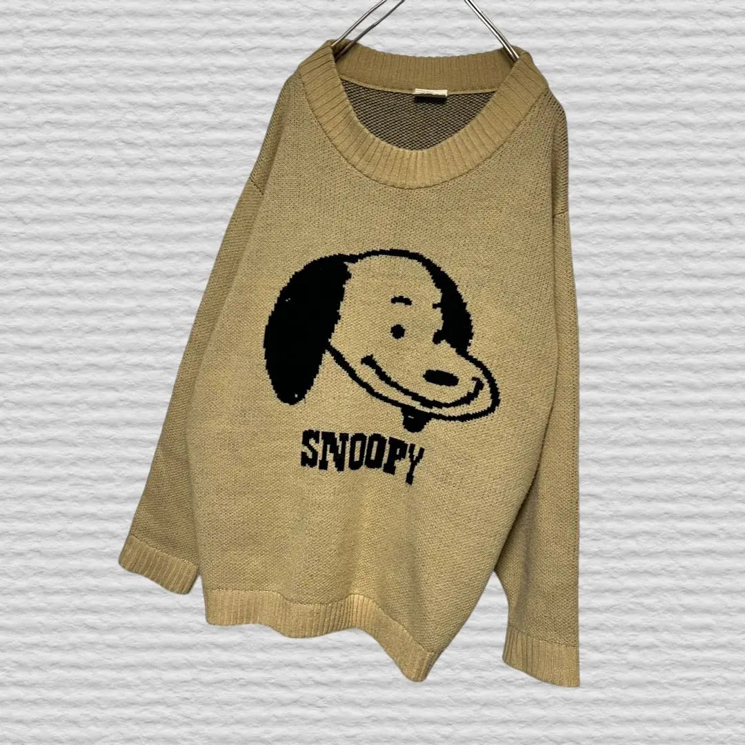 {PEANUTS by relume} Custom-order double jacquard knit L size