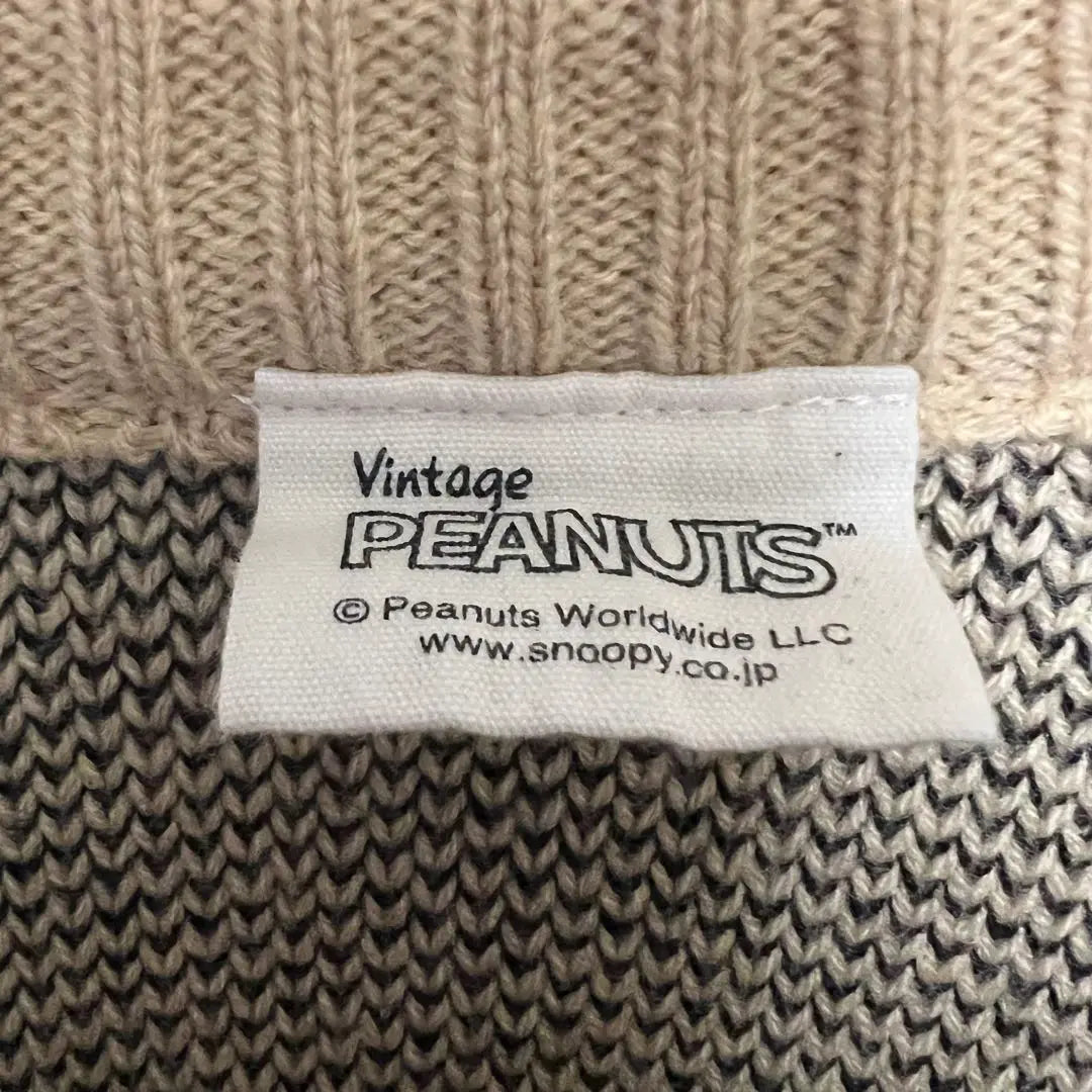 {PEANUTS by relume} Custom-order double jacquard knit L size