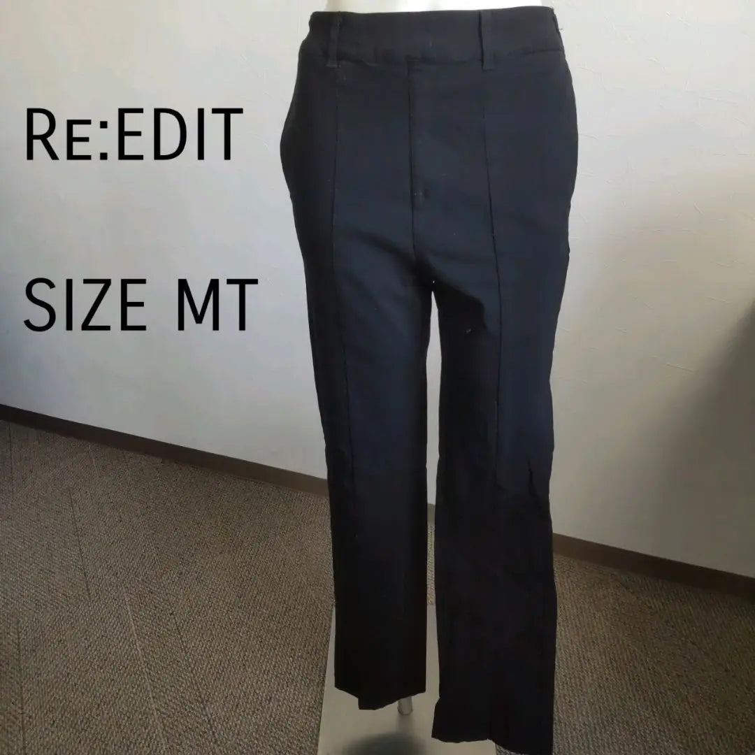 [Riedy] Pantalones cónicos West Government Slacks MT | 【リエディ】テーパードパンツ ウエストゴム スラックス MT