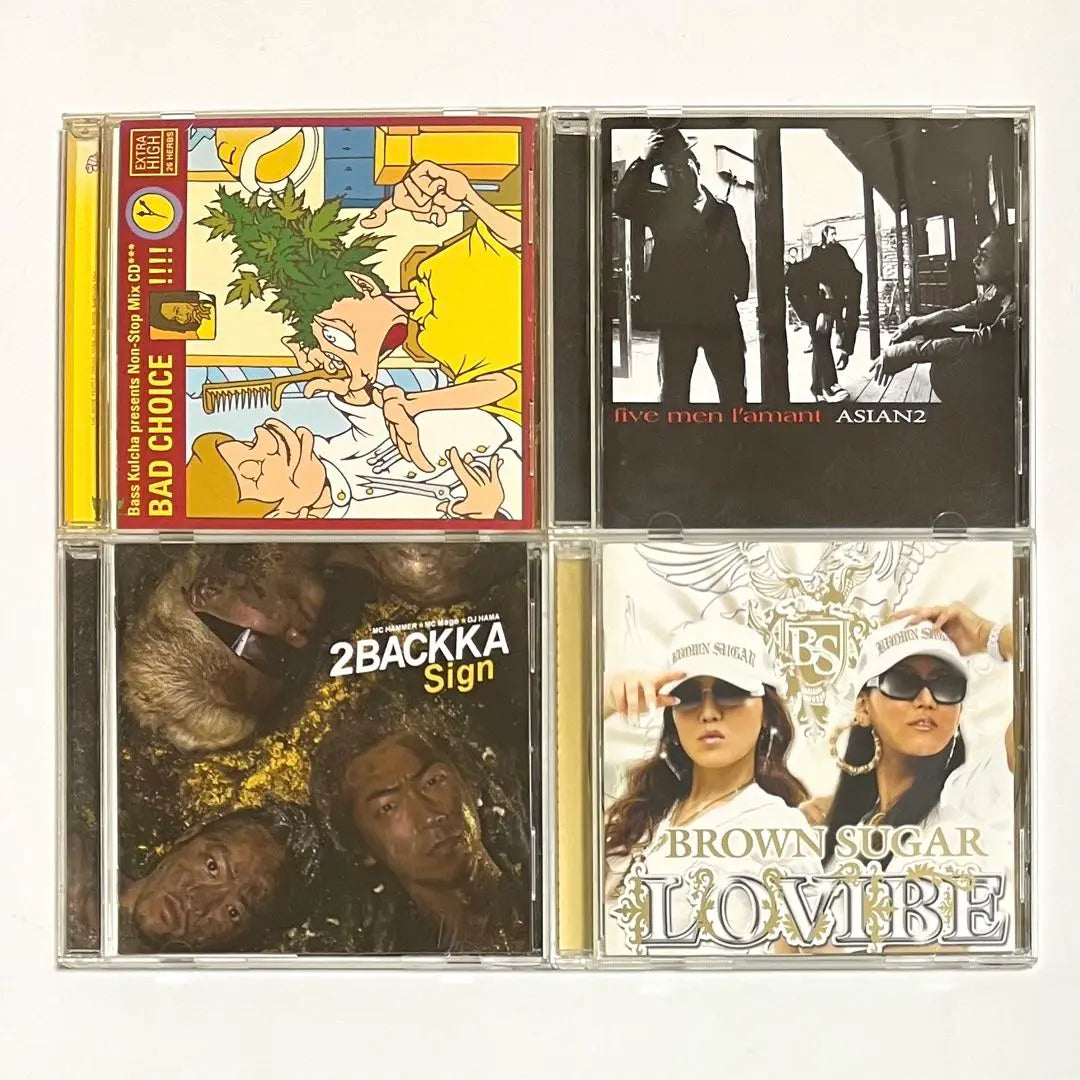 Japanese Reggae Hip Hop Album Set of 4