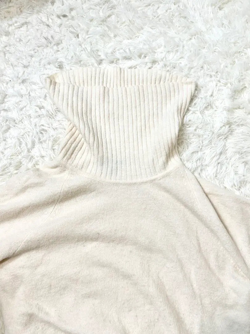 BANANA Republic Sweater Turtle Neck White M [097] | BANANA REPUBLICセーター　タートルネック　ホワイト　M 【097】