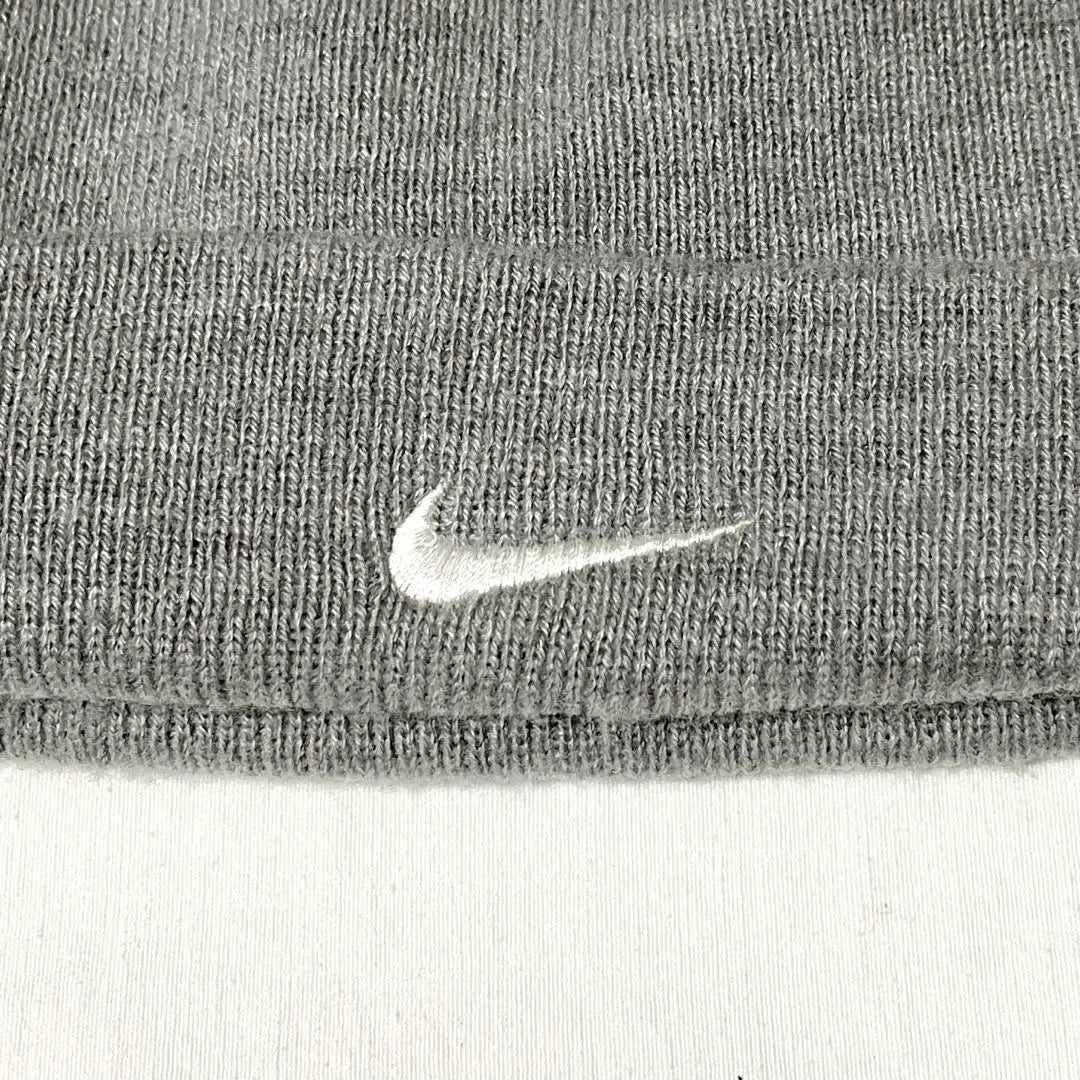 NIKE Nike Knit Cap Beanie Gray Solos Wash Gray White | NIKE ナイキ ニットキャップ ビーニー グレー ソロスウォッシュ 灰色 白色