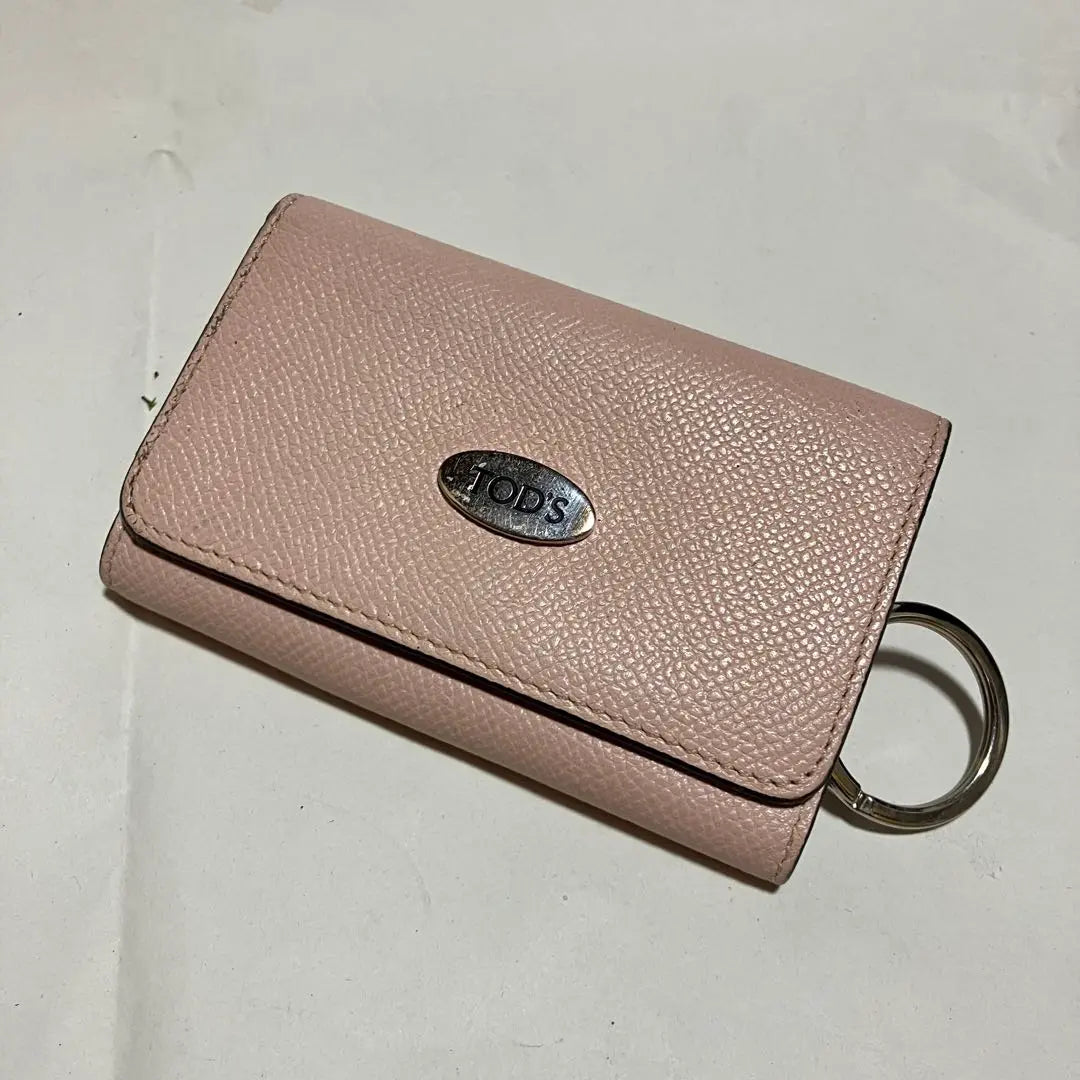 [TOD'S] Estuche de cuero para 6 llaves