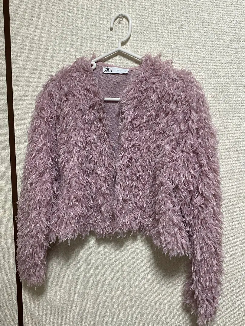 ZARA Light Pink Cropped Outer S Size