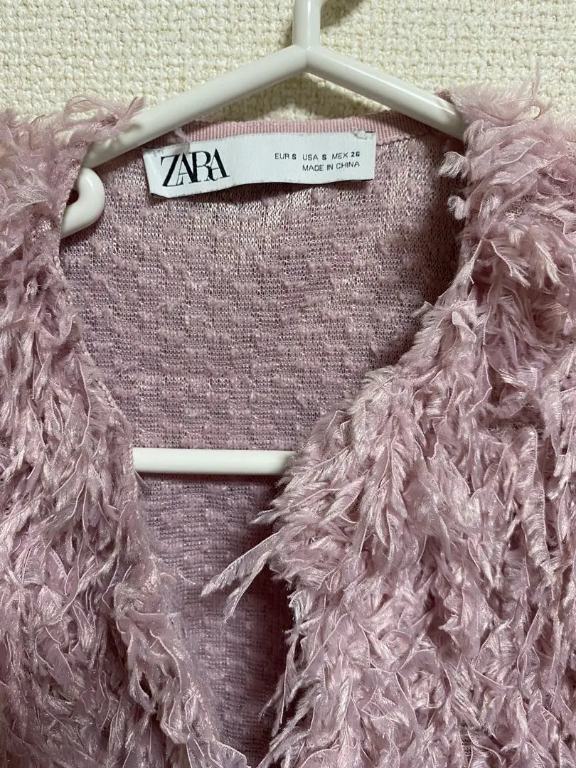 ZARA Light Pink Cropped Outer S Size