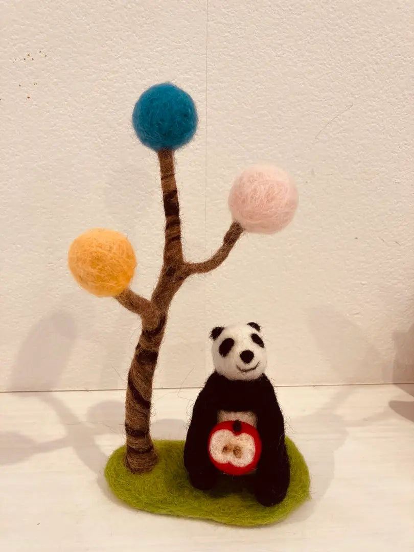 Wool felt panda | 羊毛フェルト　パンダ