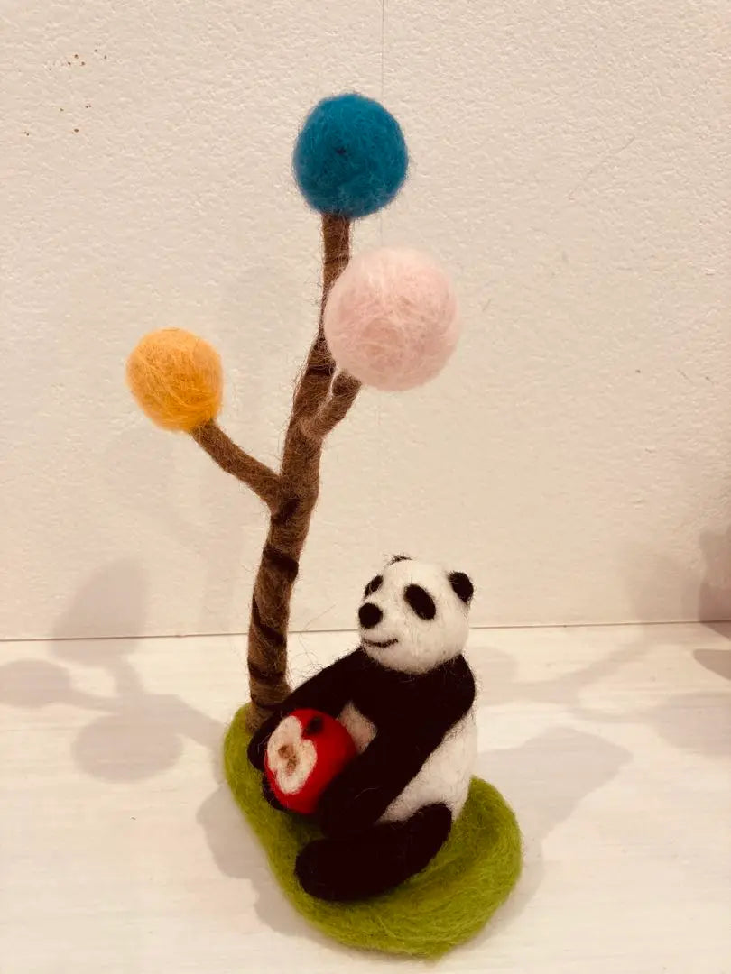 Wool felt panda | 羊毛フェルト　パンダ