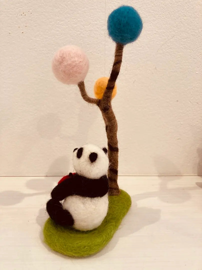 Wool felt panda | 羊毛フェルト　パンダ