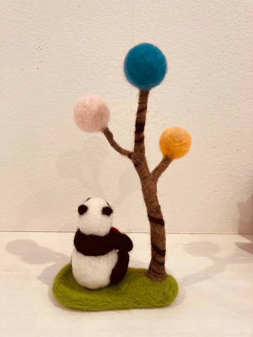 Wool felt panda | 羊毛フェルト　パンダ