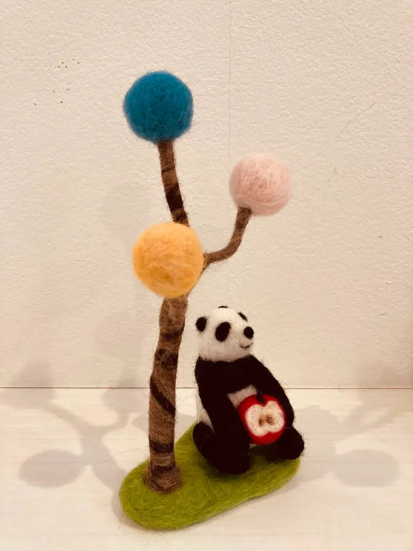 Wool felt panda | 羊毛フェルト　パンダ